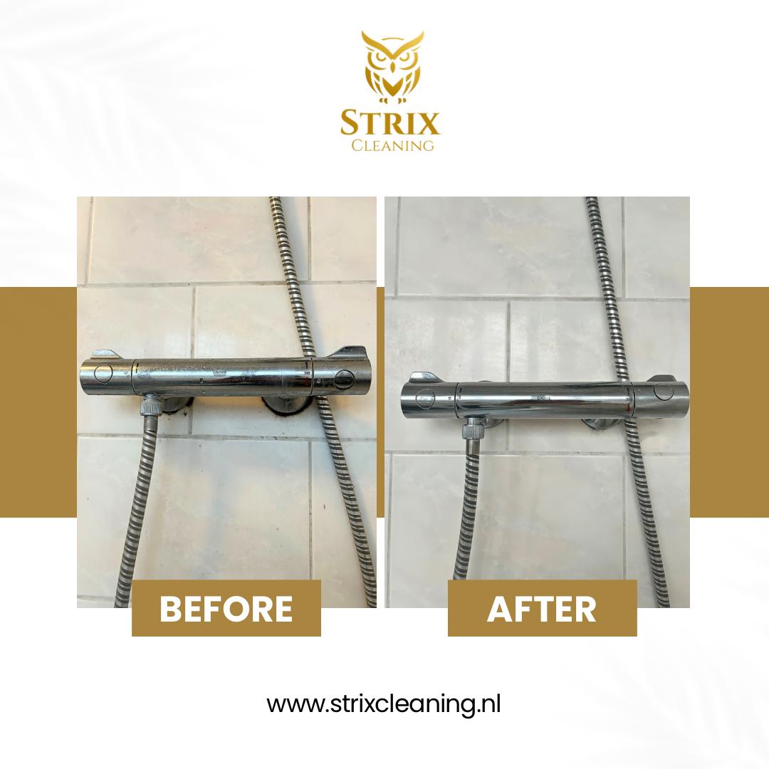 Sanitair ontkalken bij bedrijf schoonmaken voor hygiëne