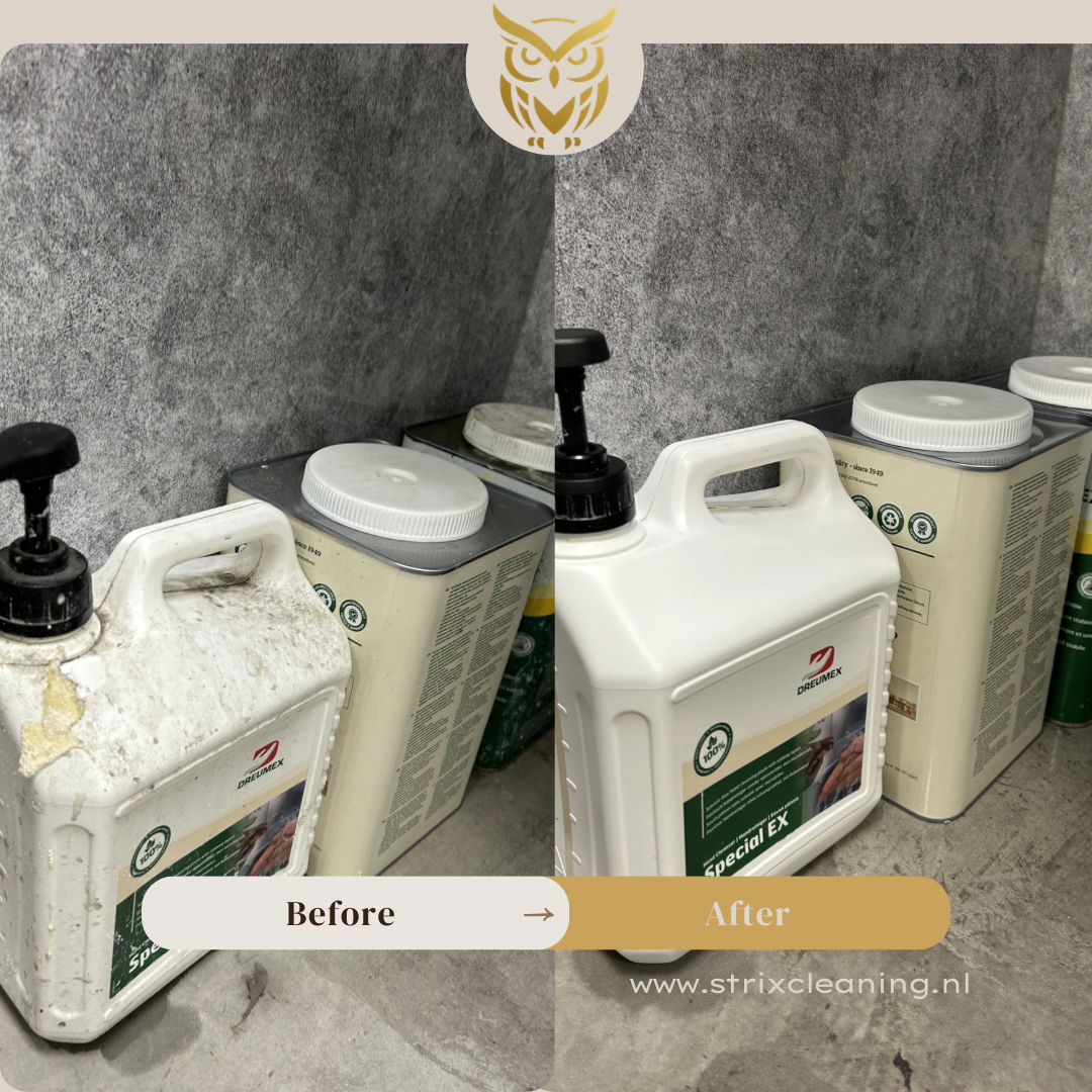 Bedrijfsruimte professioneel gereinigd zakelijke schoonmaak Friesland